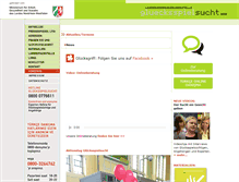 Tablet Screenshot of gluecksspielsucht-nrw.de
